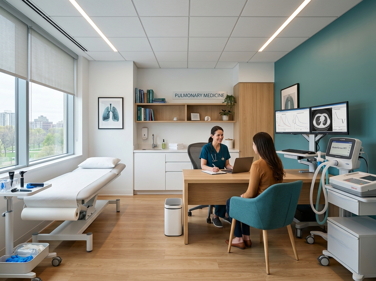 Doctor Consultation & PFT Testing Room